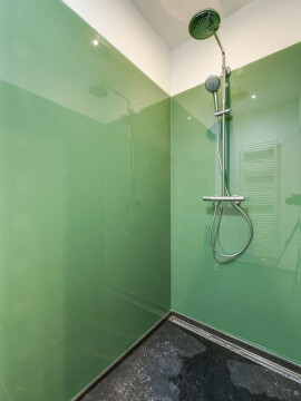Modern showers.