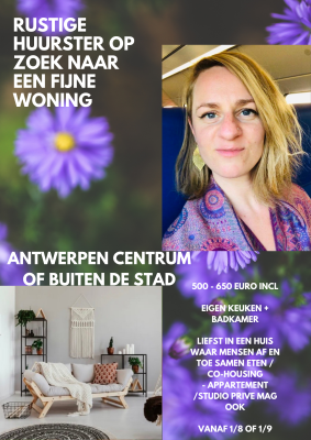 Deborah Sally zoekt een Studio in Antwerpen